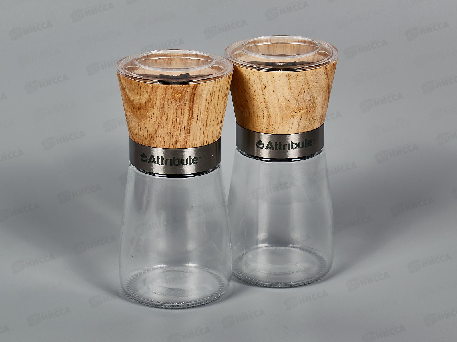 Набор мельниц для специй Spice Wood 2шт AGS359