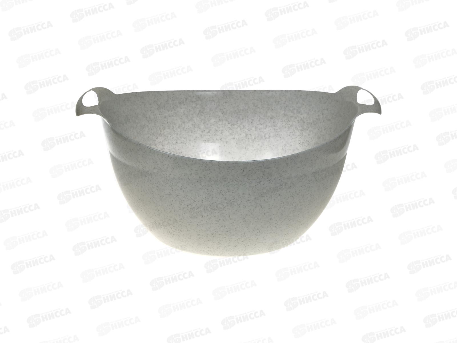 Миска 3,5л с ручками Мраморная  20  ИНТ