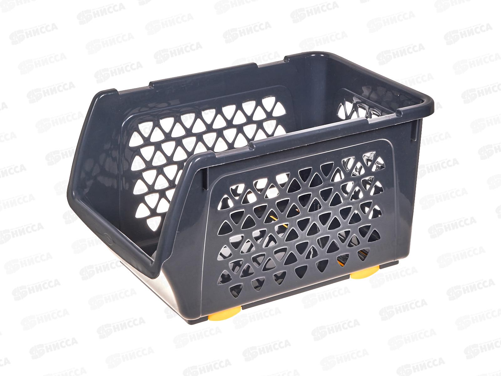 Ящик для овощей 10л Графитовый ИНТ*11