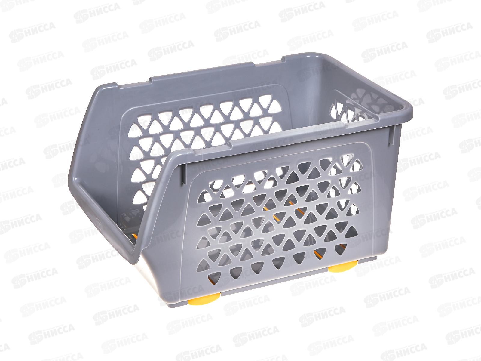 Ящик для овощей 10л Серый ИНТ*11