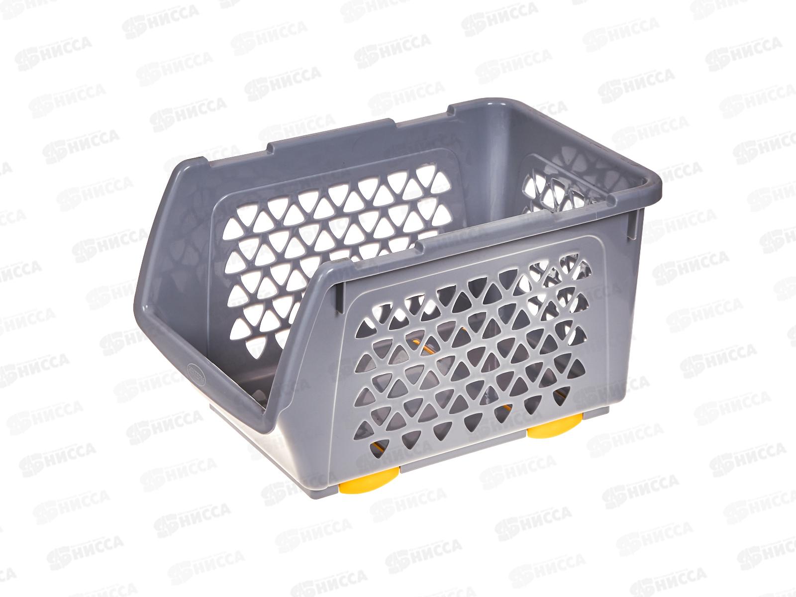 Ящик для овощей 4,5л Серый ИНТ *30