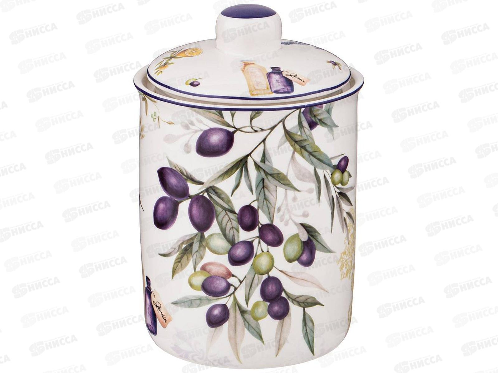 Банка с крышкой Прованс Оливки14,5-10,5см 750мл 104-748
