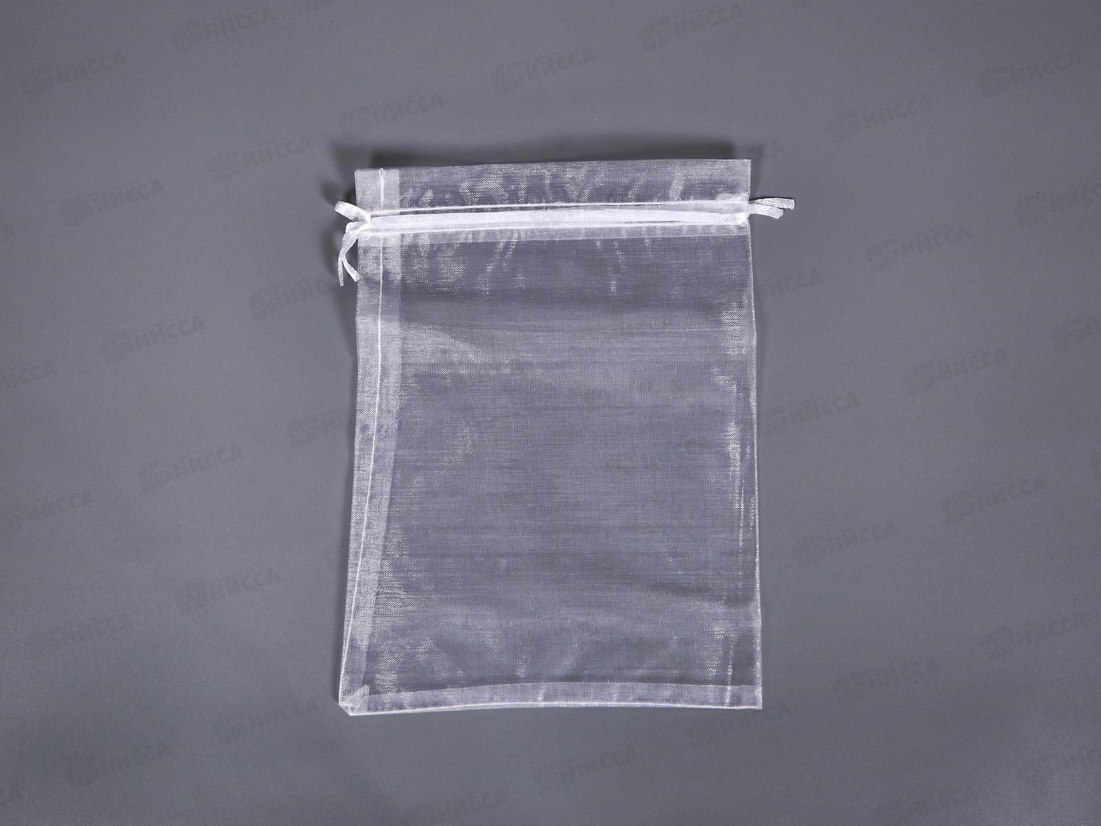 Мешок органза Basir, 14,5*19,5см цвет белый уп100шт MC-6723