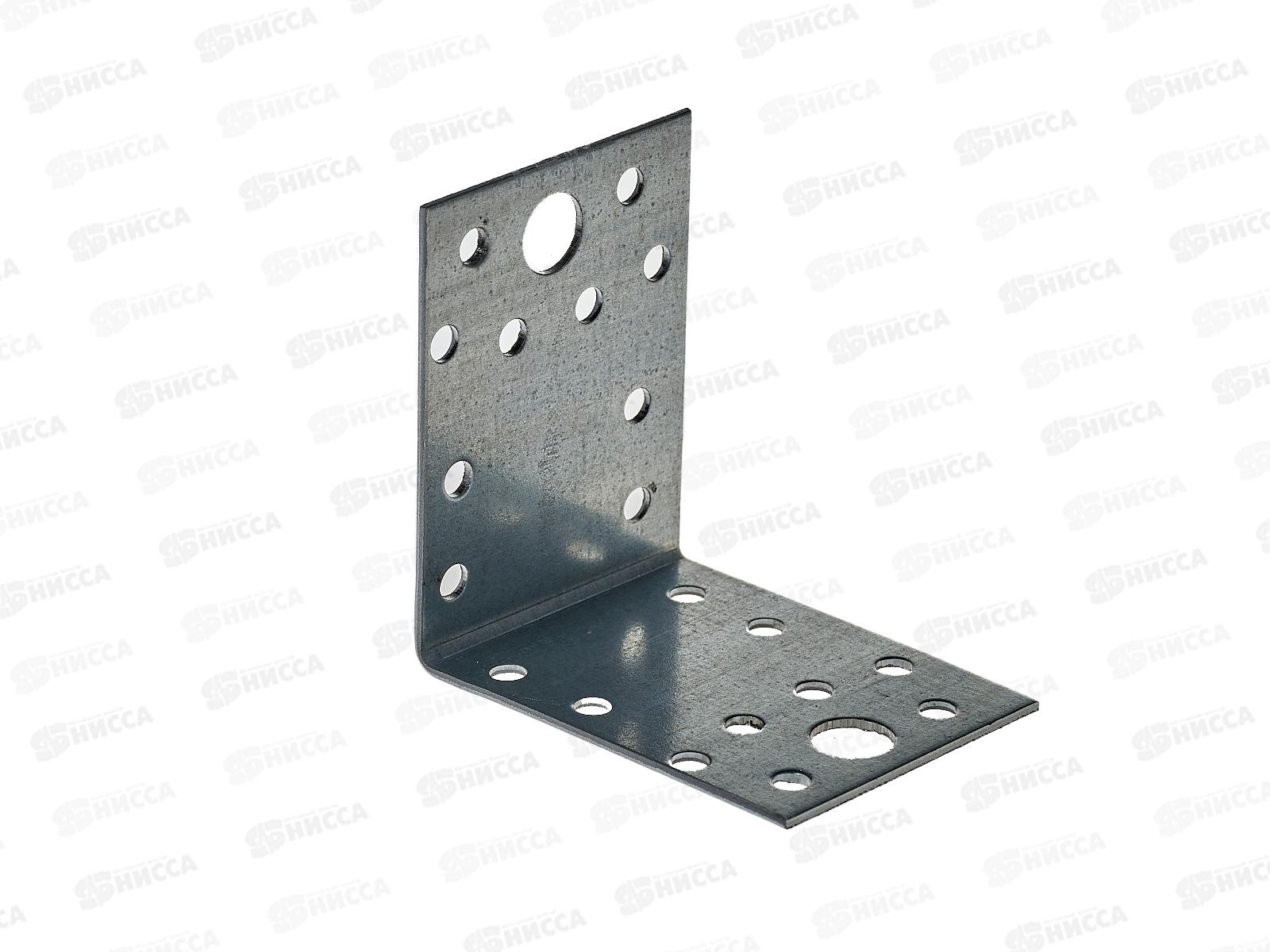 Уголок крепёжный 70*70*55 усил., цинк, Госкреп *25