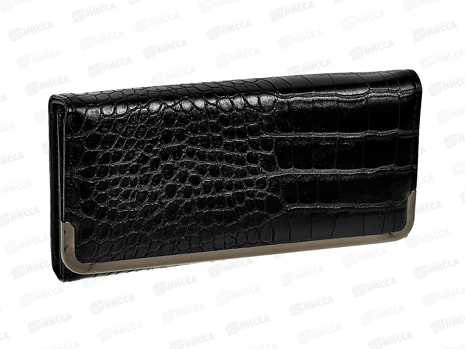 Кошелек "Классика" кож зам.лаковый 5отделов №766