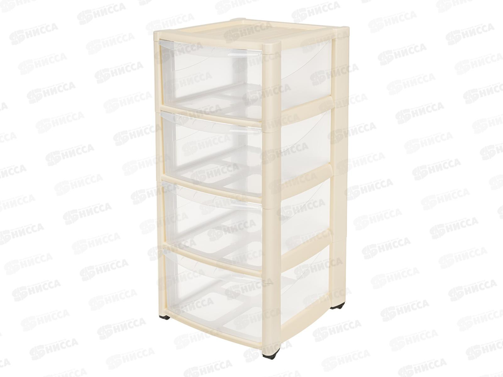 Комод 4 ящика детский на колесах Бежевый 431242507  БП