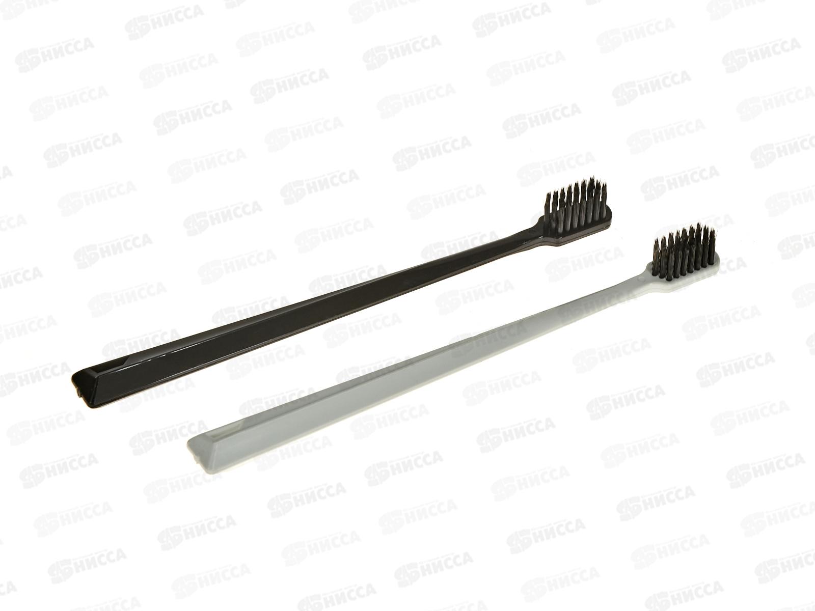 Зубная щётка Медик биоразлагаемая 2шт мягкая черно+белый *20