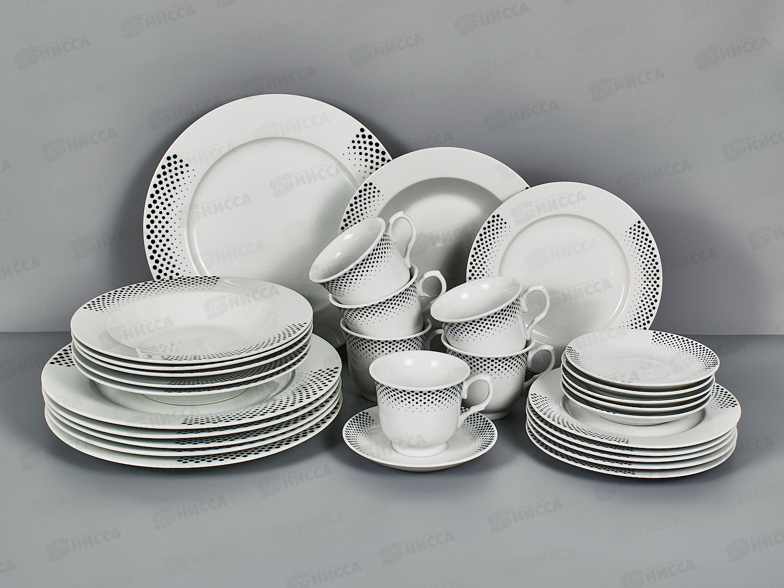 Сервиз ВК-9814 30 предметов DAY & NIGHT