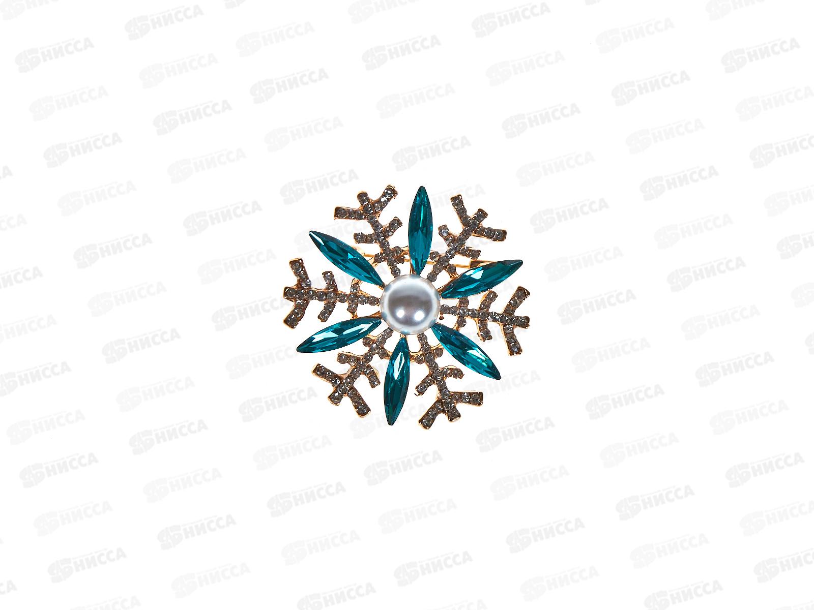 Брошь &quotЗимняя сказка-Волшебная снежинка&quot 546-095