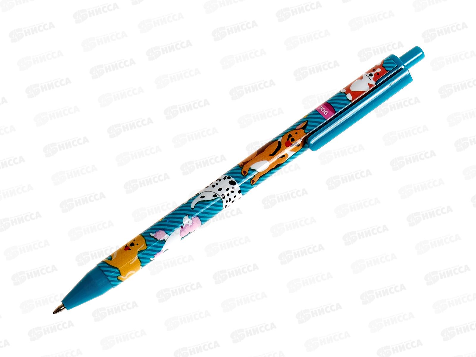 Ручка автоматическая Hatber Петзон,синяя масляная, 078449 *36