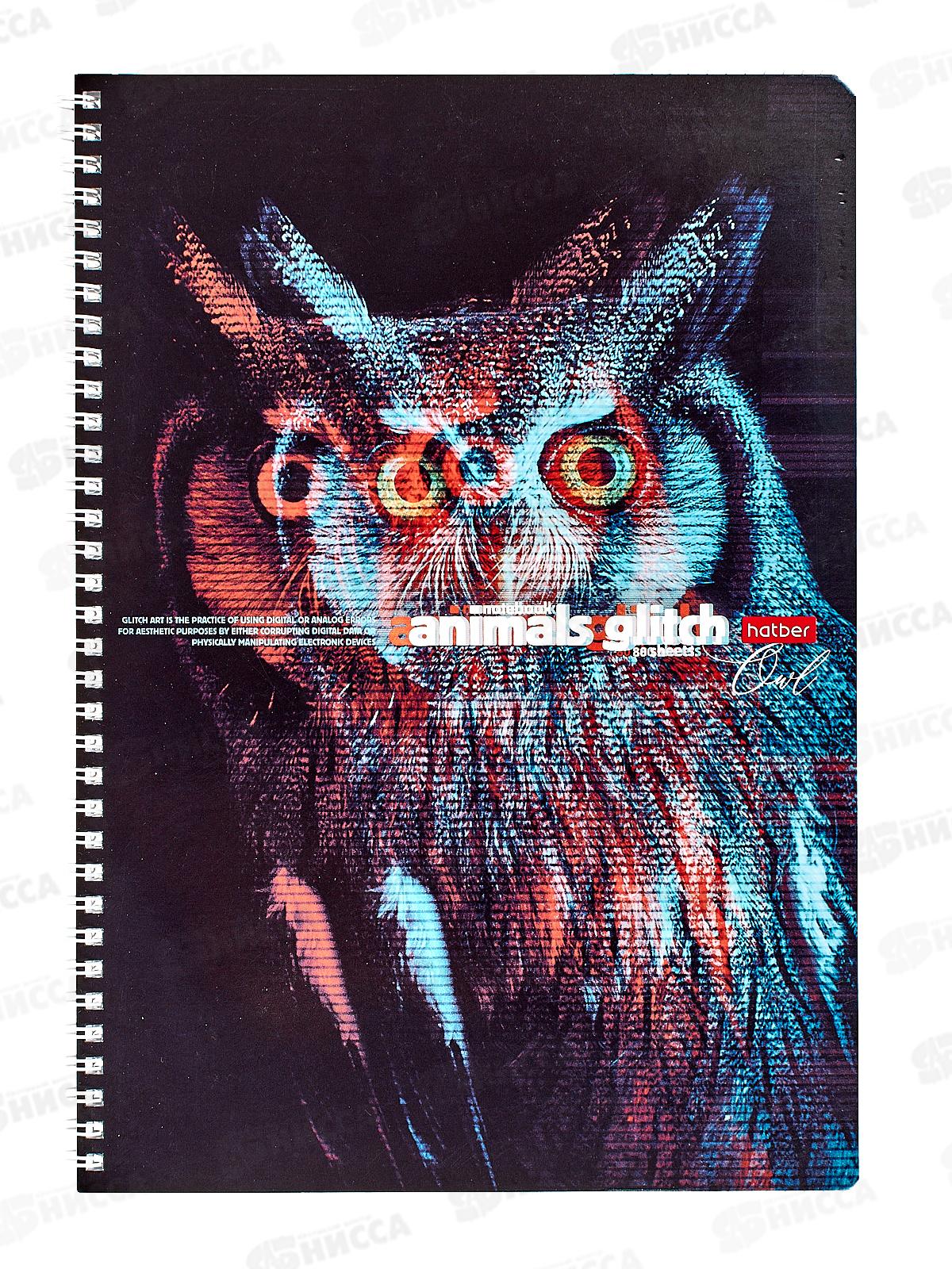 Тетрадь 80листов клетка  Hatber А4 Расфокус 083175 гребень *4/28