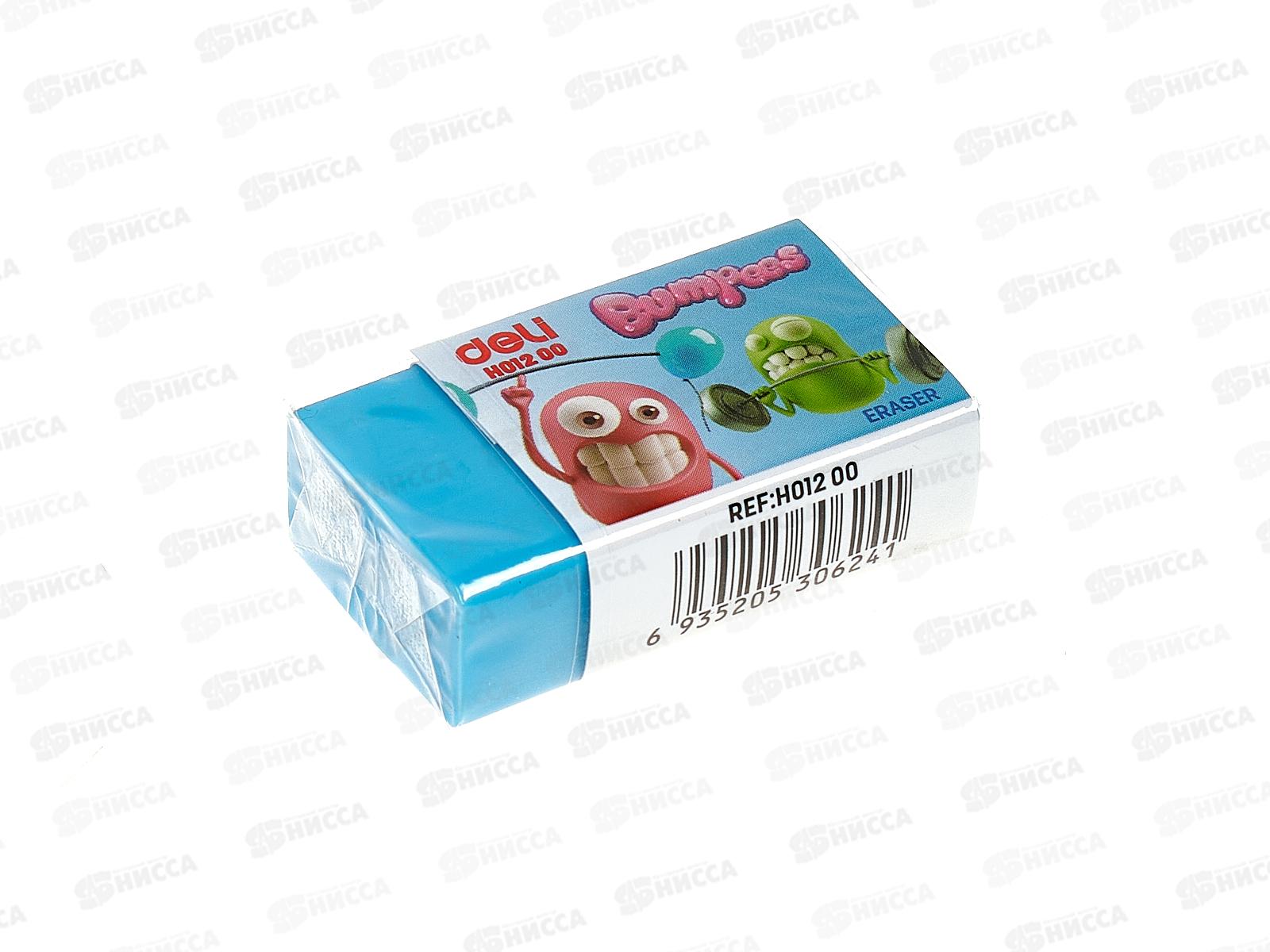 Ластик Deli EH01200 Bumpees 40*22*12мм ассорти 1027132 *45