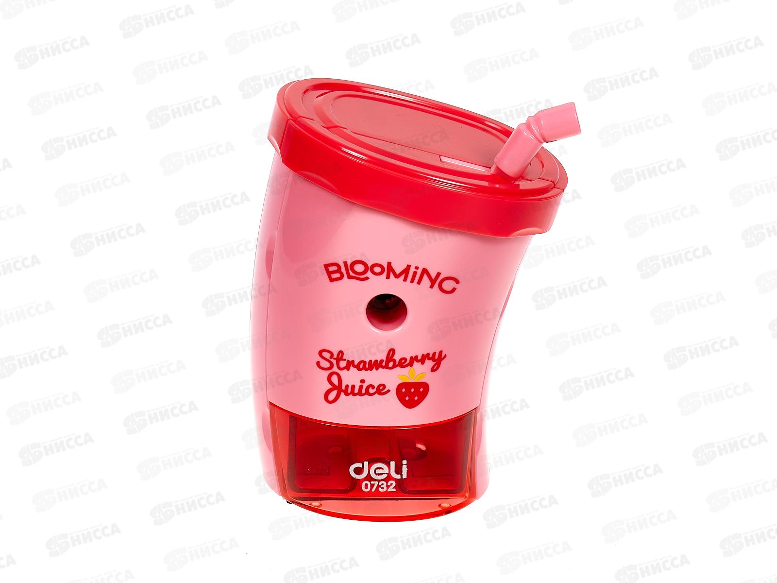 Точилка механическая  Deli E0732 1 отверстие ассорти 459043 *6