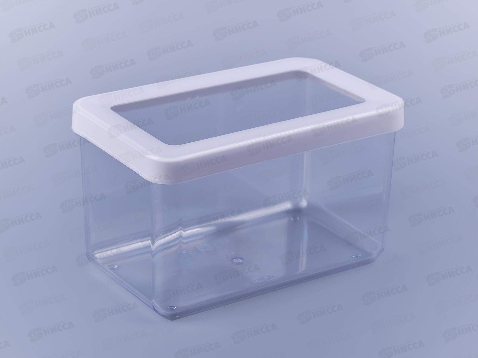 Емкость для сыпучих продуктов 1,1л СТЕП Белый М1296 *12