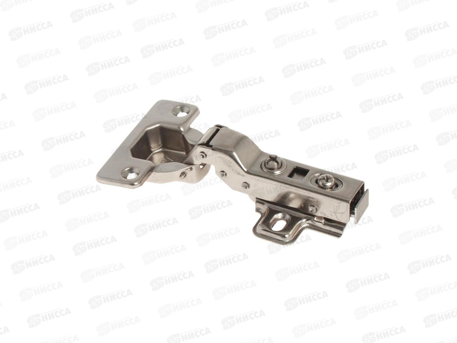 Петля мебельная CLICK 110гр полунакладная с доводчиком с ответной планкой (1шт)