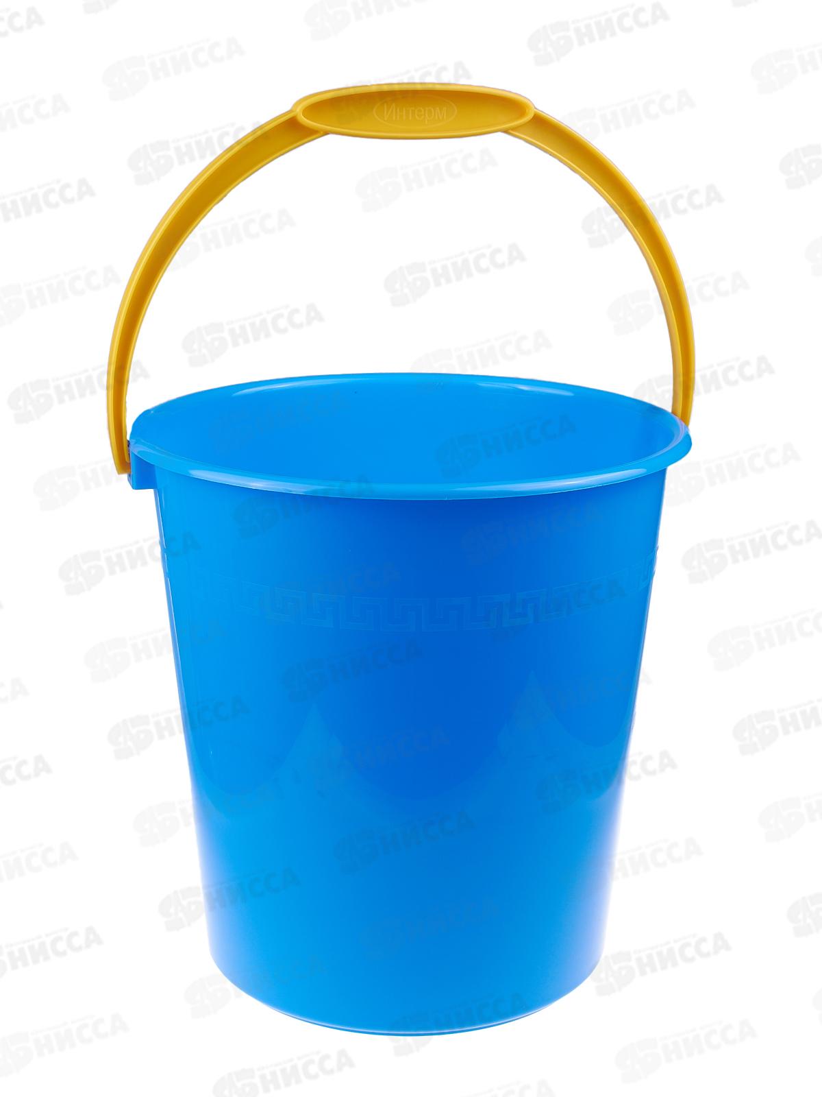 Ведро 10л мерное синее *20 ИНТ