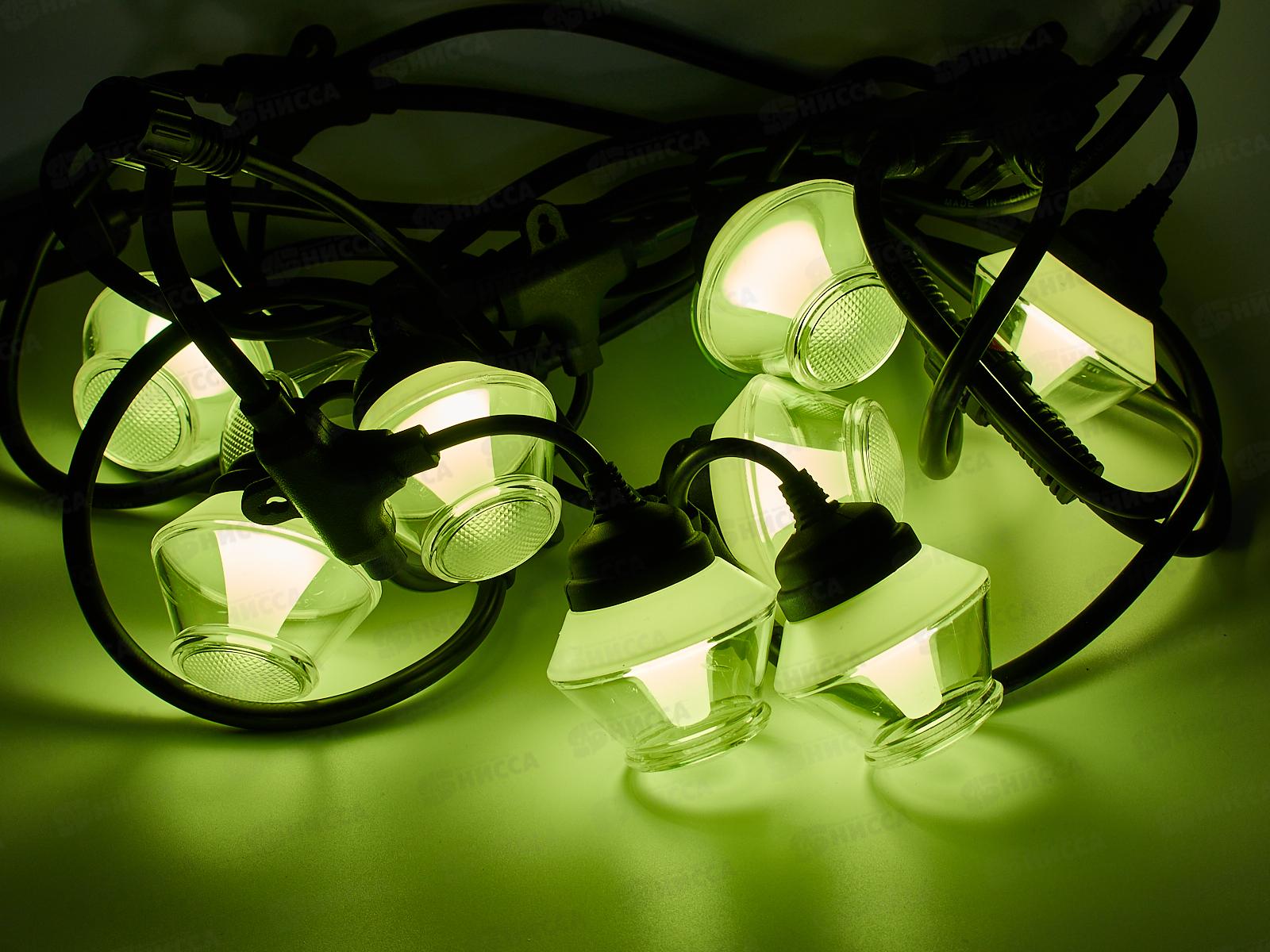 Гирлянда 5м для улицы Нить 10LED 72реж мульти 725-529