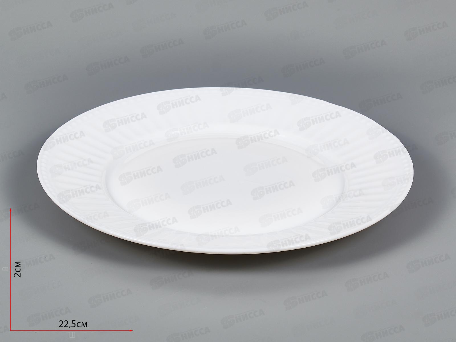 Тарелка обеденная Бьянка 23см RMP90X