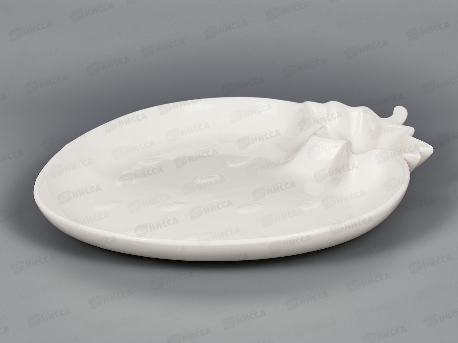 Блюдо сервировочное &quotМаршмеллоу&quot 25,5*21,5*3см (фарфор), 0530281 *4/24