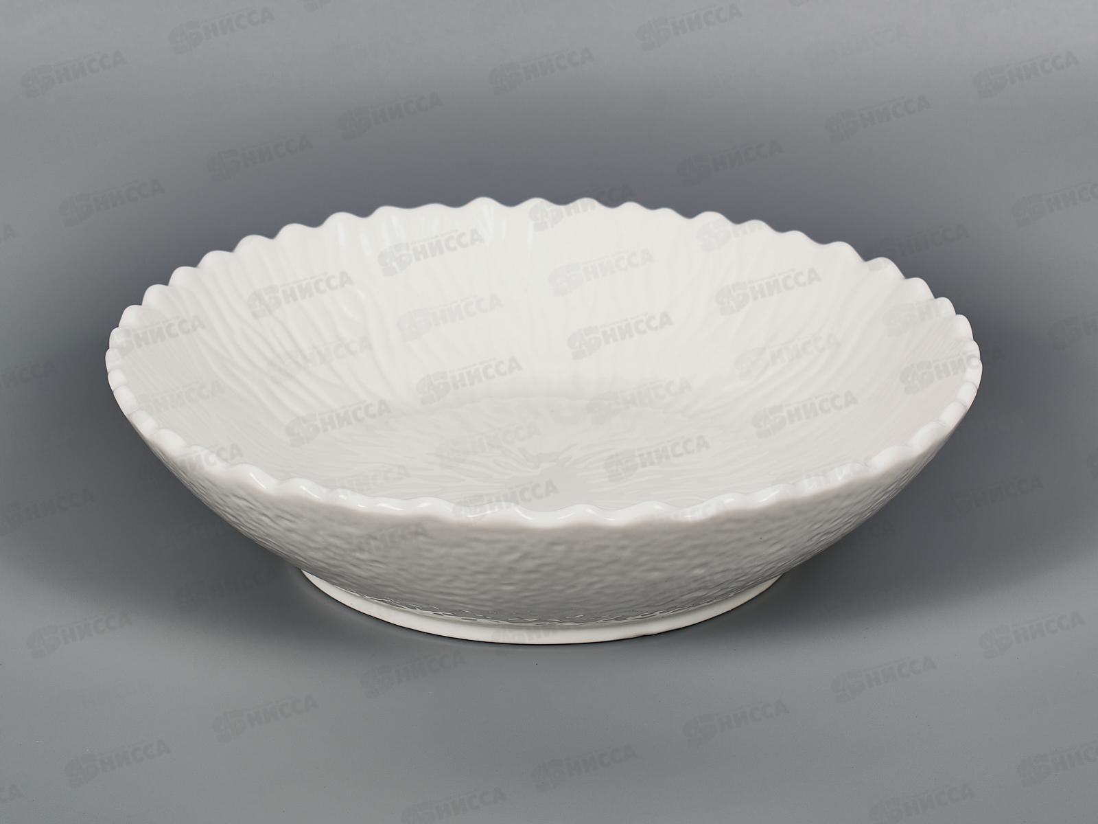 Салатник &quotМаршмеллоу&quot v=1050мл 23*23*5см (фарфоровый), 0530288 *6/24