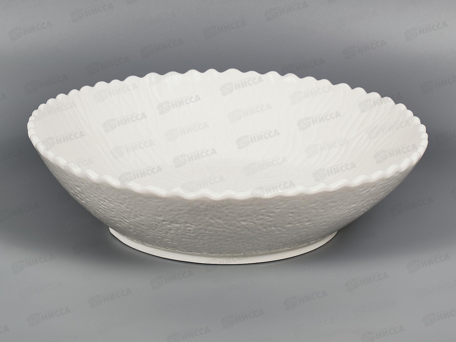 Салатник &quotМаршмеллоу&quot v=3000мл 30,5*30,5*7,5см (фарфоровый), 0530290 *2/10