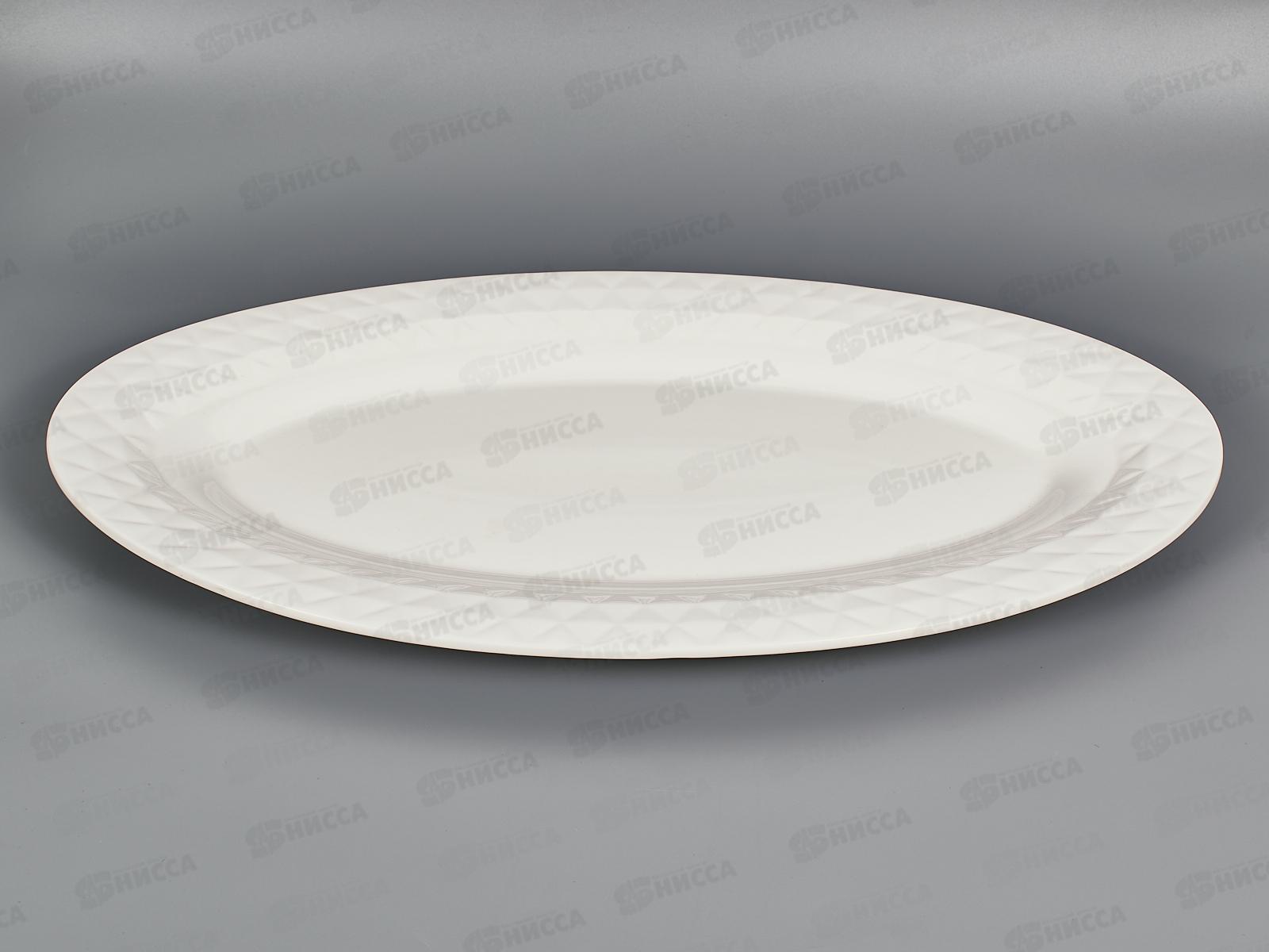 Блюдо сервировочное "Маршмеллоу" 52*27,5*4см (фарфор), 0530293 *4/8