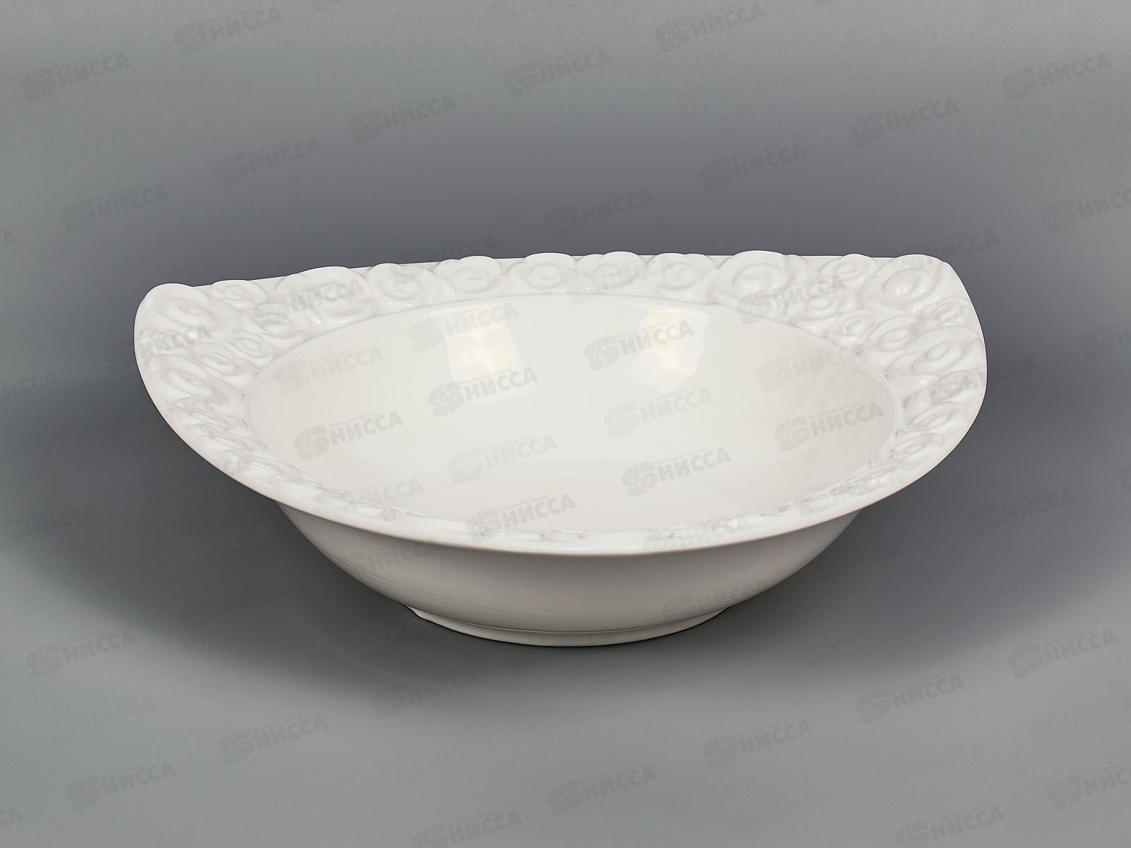 Салатник &quotМаршмеллоу&quot v=500мл 22*22*6см (фарфоровый), 0530295 *6/24