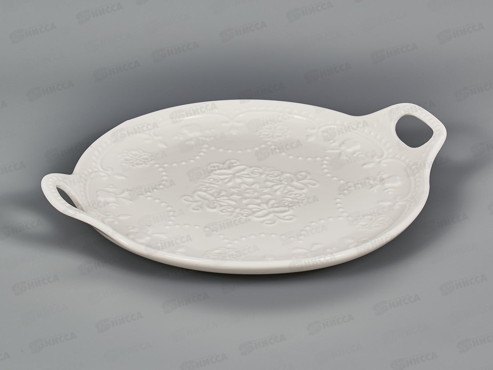 Блюдо &quotМаршмеллоу&quot 23*19,5*2см (фарфор), 0530320  *6/24