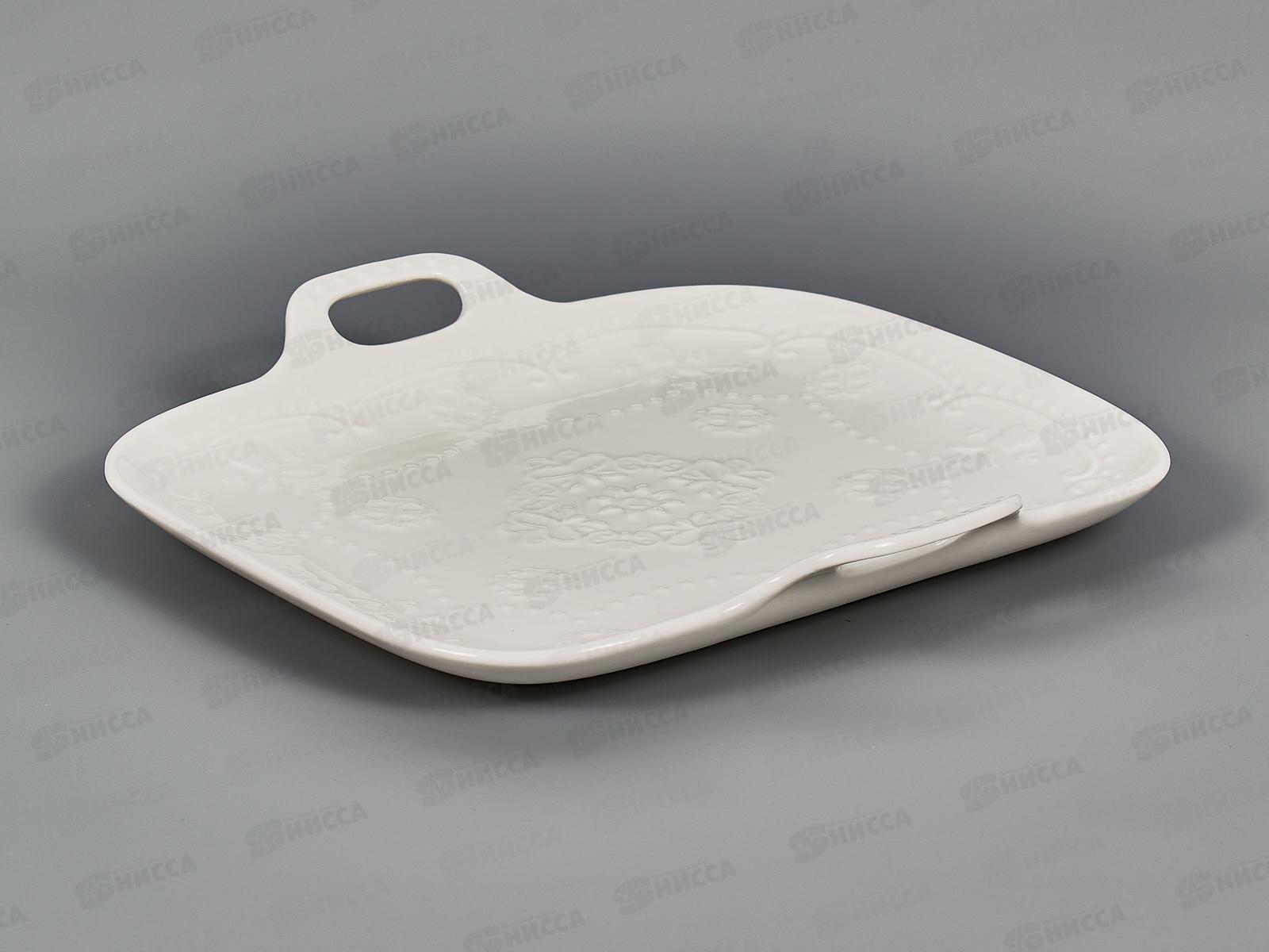 Блюдо "Маршмеллоу" 20*20,5*2см (фарфор), 0530322  *6/36