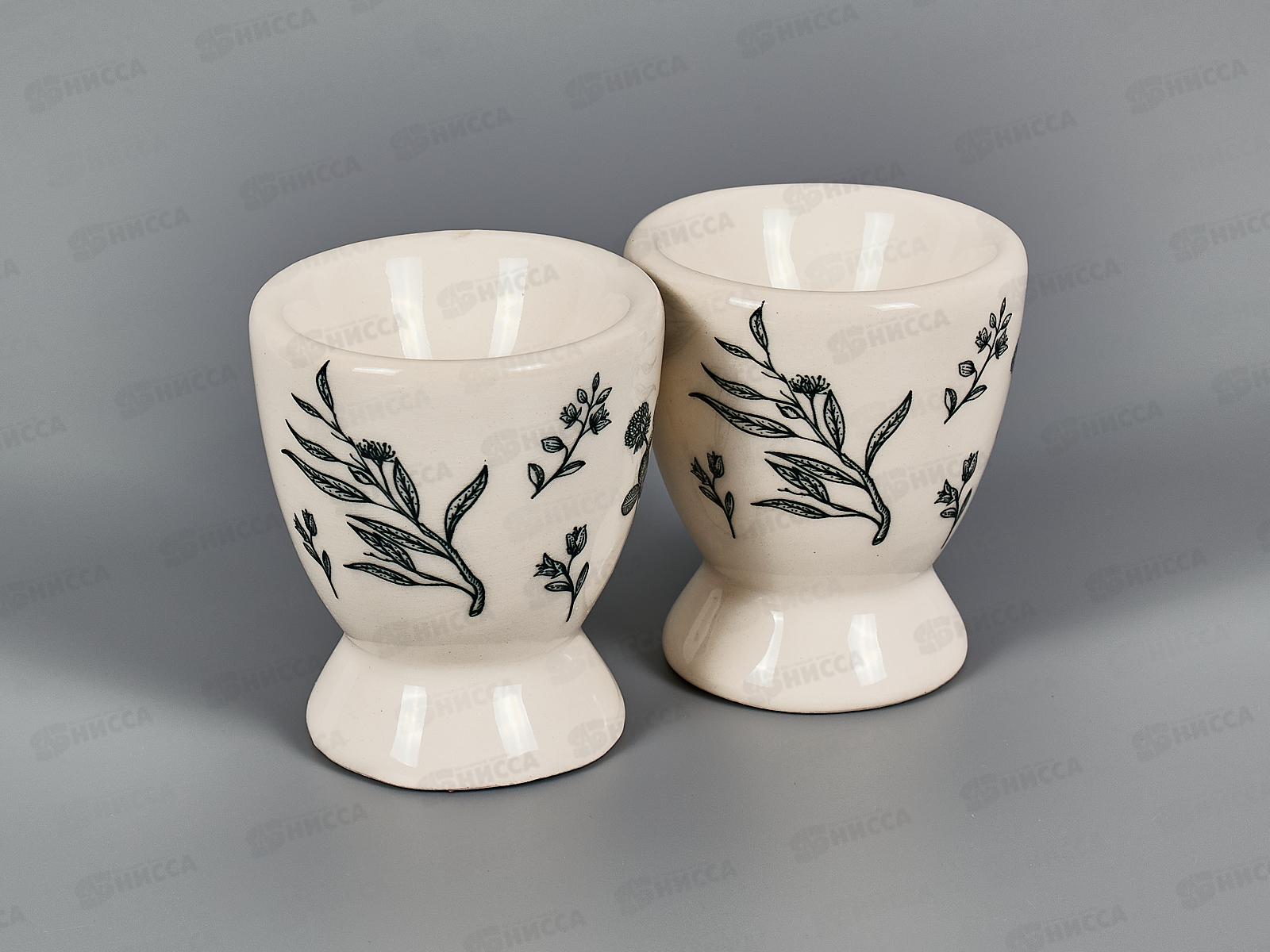 Подставка для яйца &quotЛуговые травы&quot 5,5*5,5*6,5(керамика), L2520926 *72