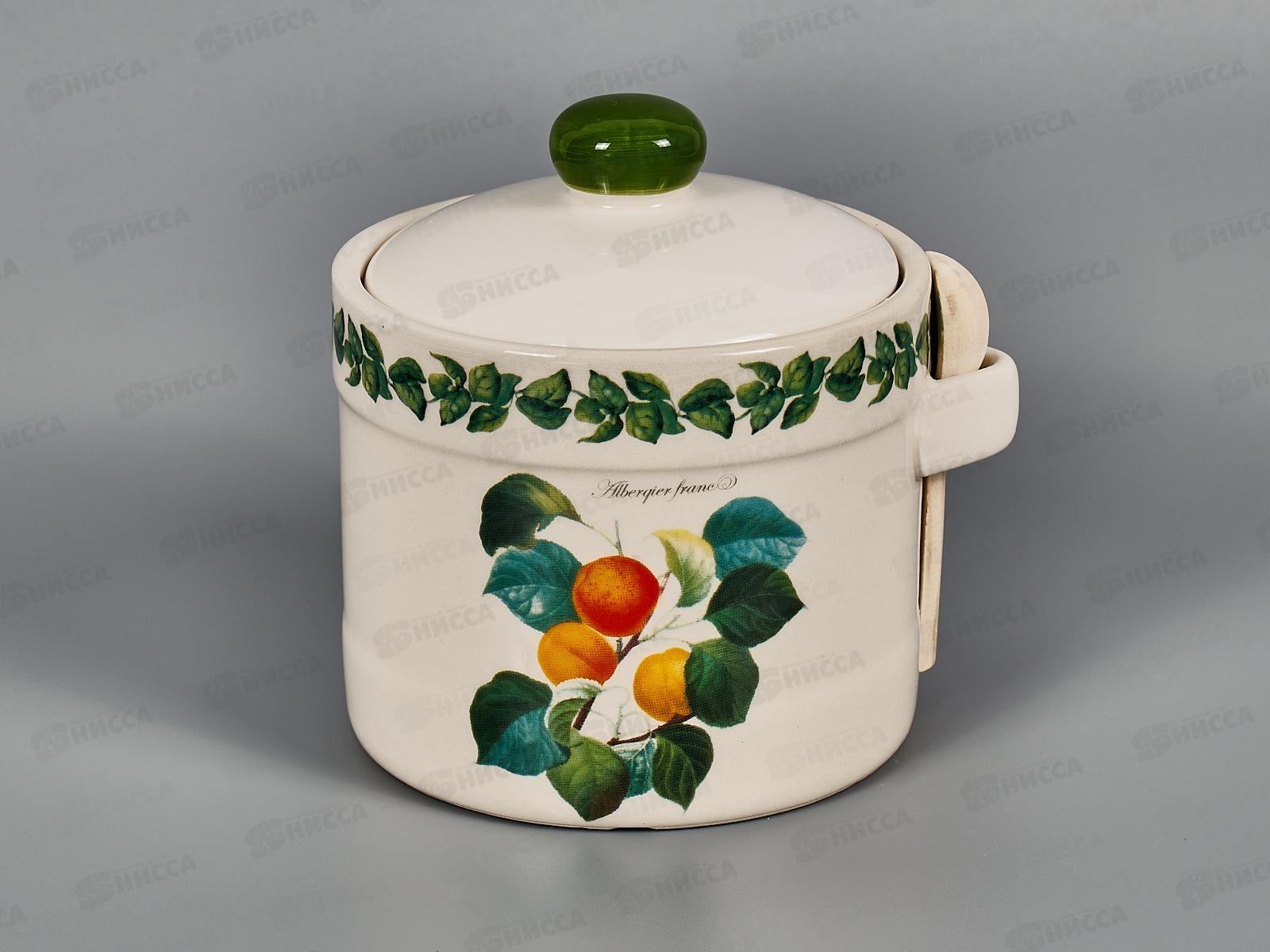 Банка для сыпучих продуктов &quotFruit Garden" v=450мл + ложка, L2521145 *36