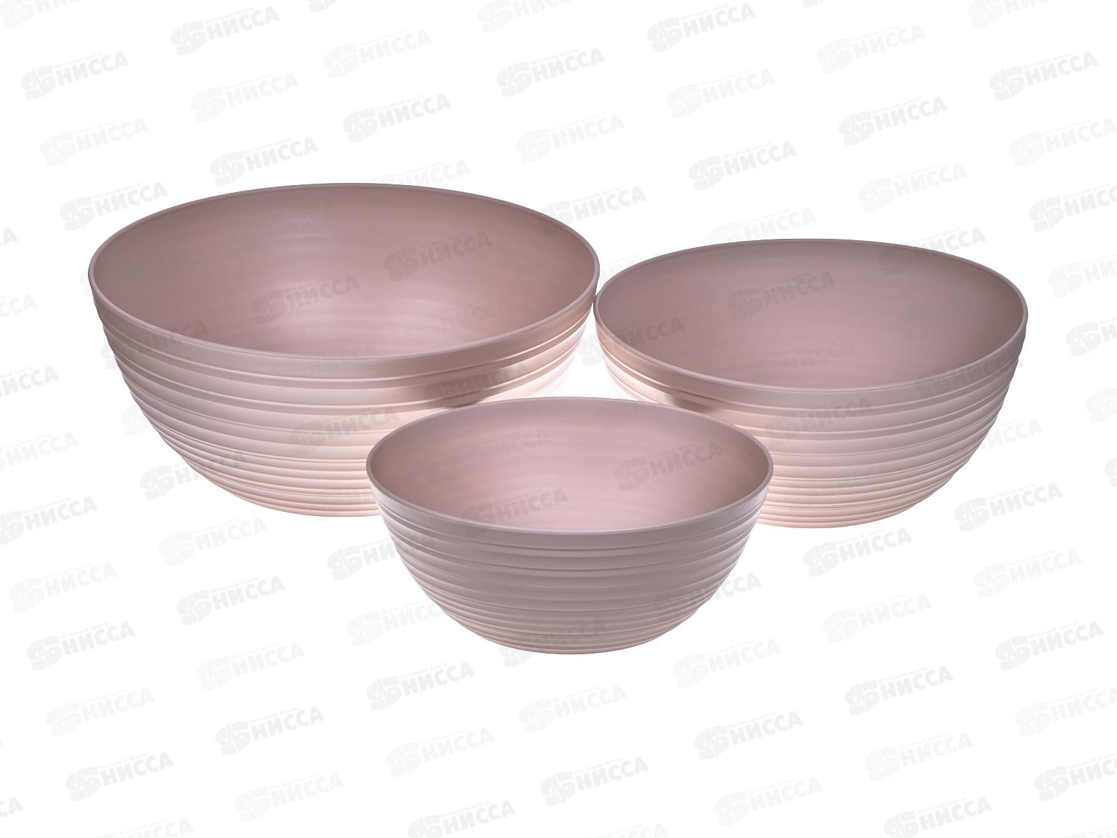 Набор салатников Sugar Spice 3шт латте SE400812005