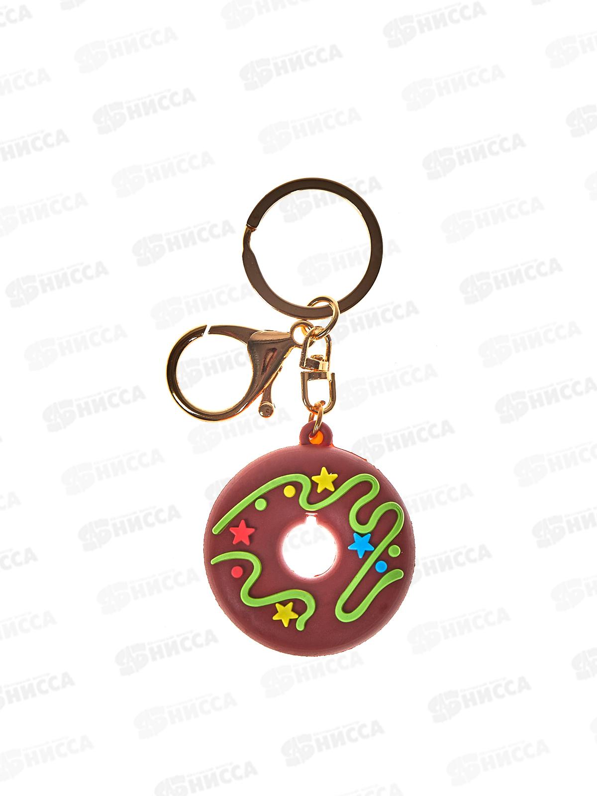 Брелок deVENTE &quotDonuts&quot каучуковый с карабином асс. 9020112