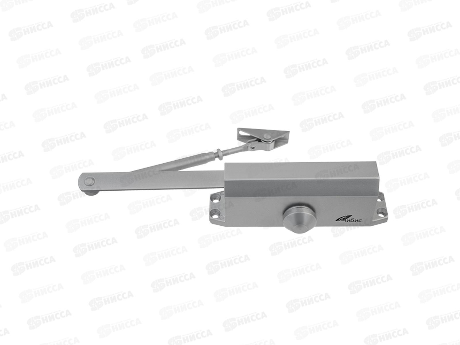 Доводчик дверной  80-120кг серебро ЧИБИС  *10