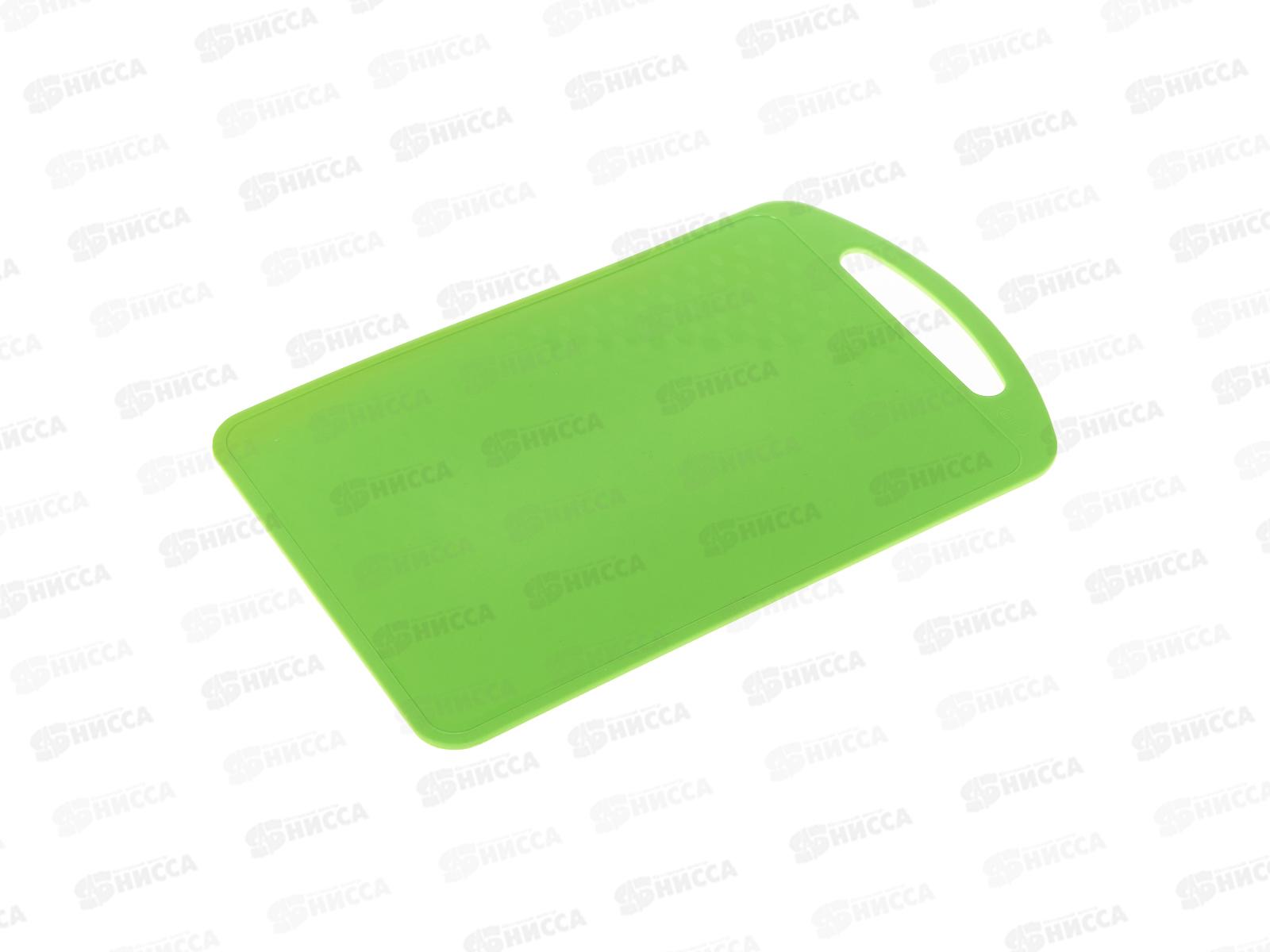 Доска разделочная средняя 289*185*4,5 Салатовая ИНТ *20