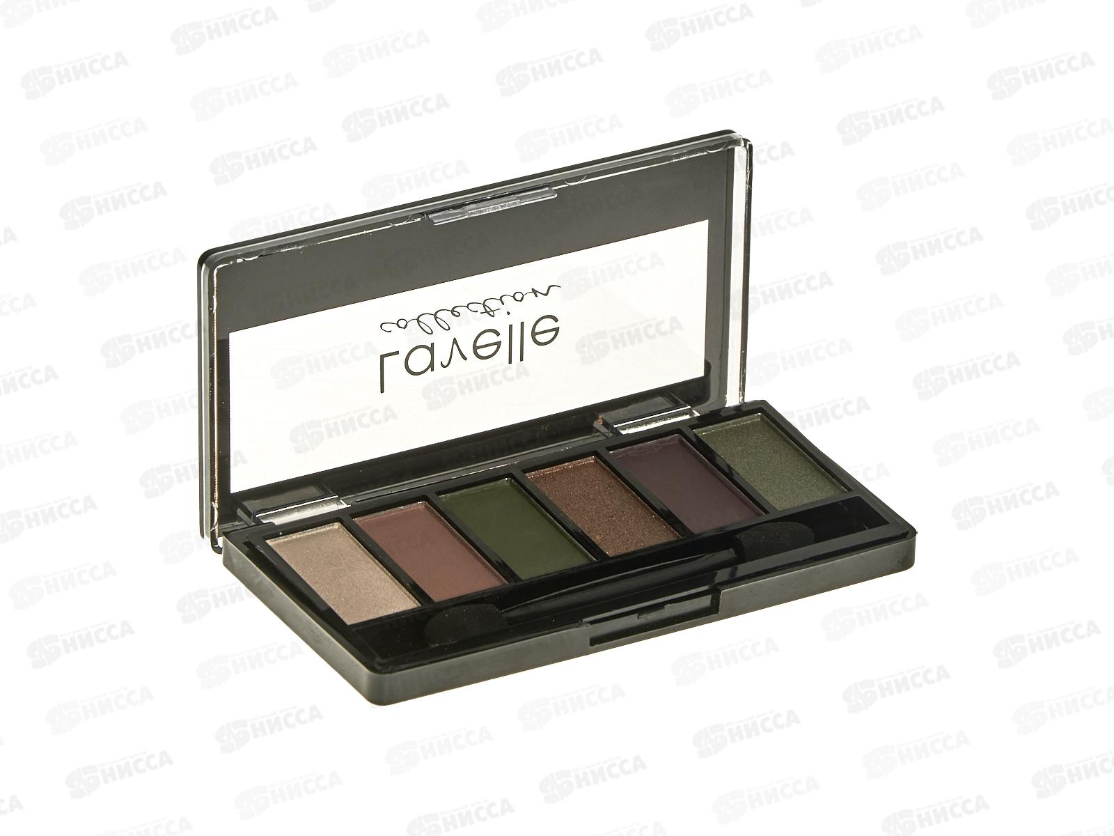 Lavelle Тени для век 6-ти цветные ES29 тон 04 золотисто-зеленый *6