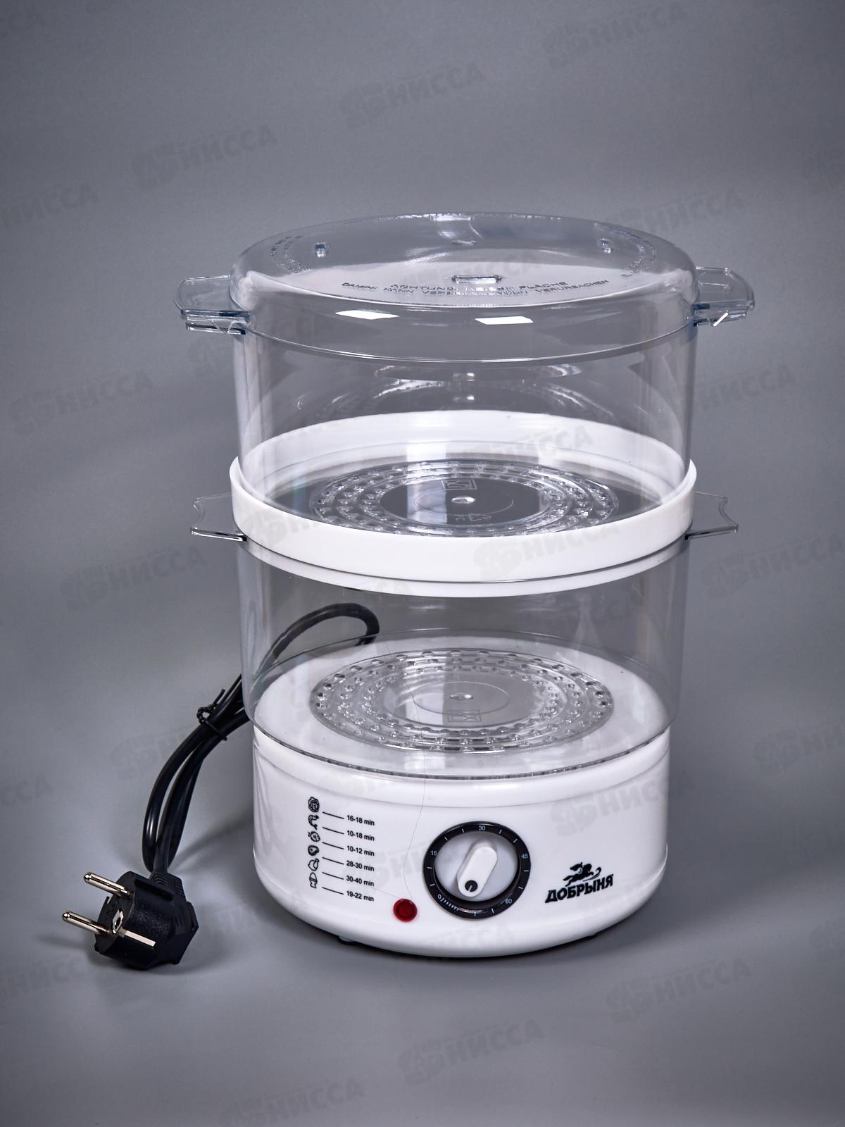 Пароварка DO-3203 600Вт 2чашки Добрыня