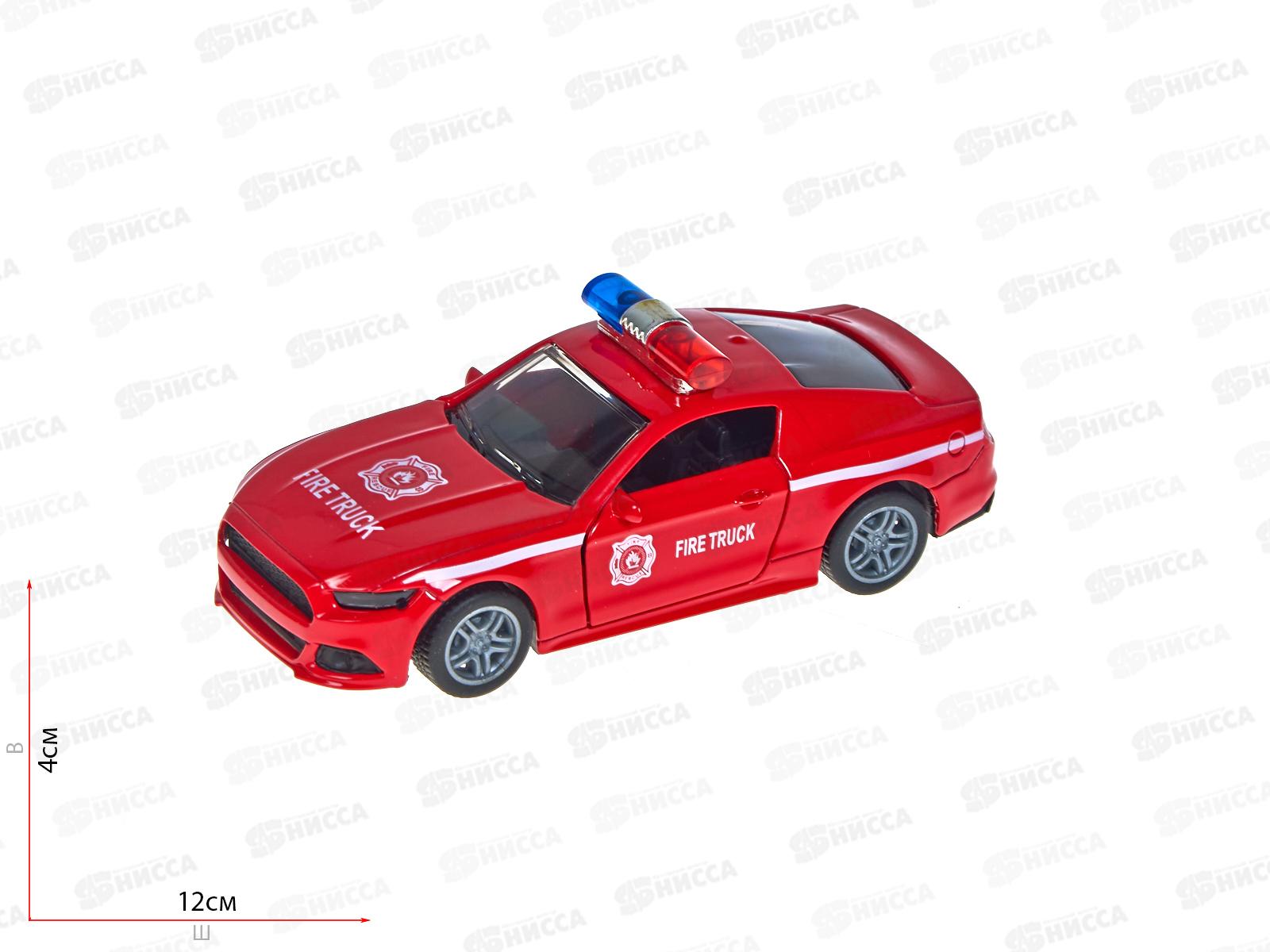 Машинка инерционная &quotBeBoy&quot (металл) IT108758, красный, 16*6*7см в коробке