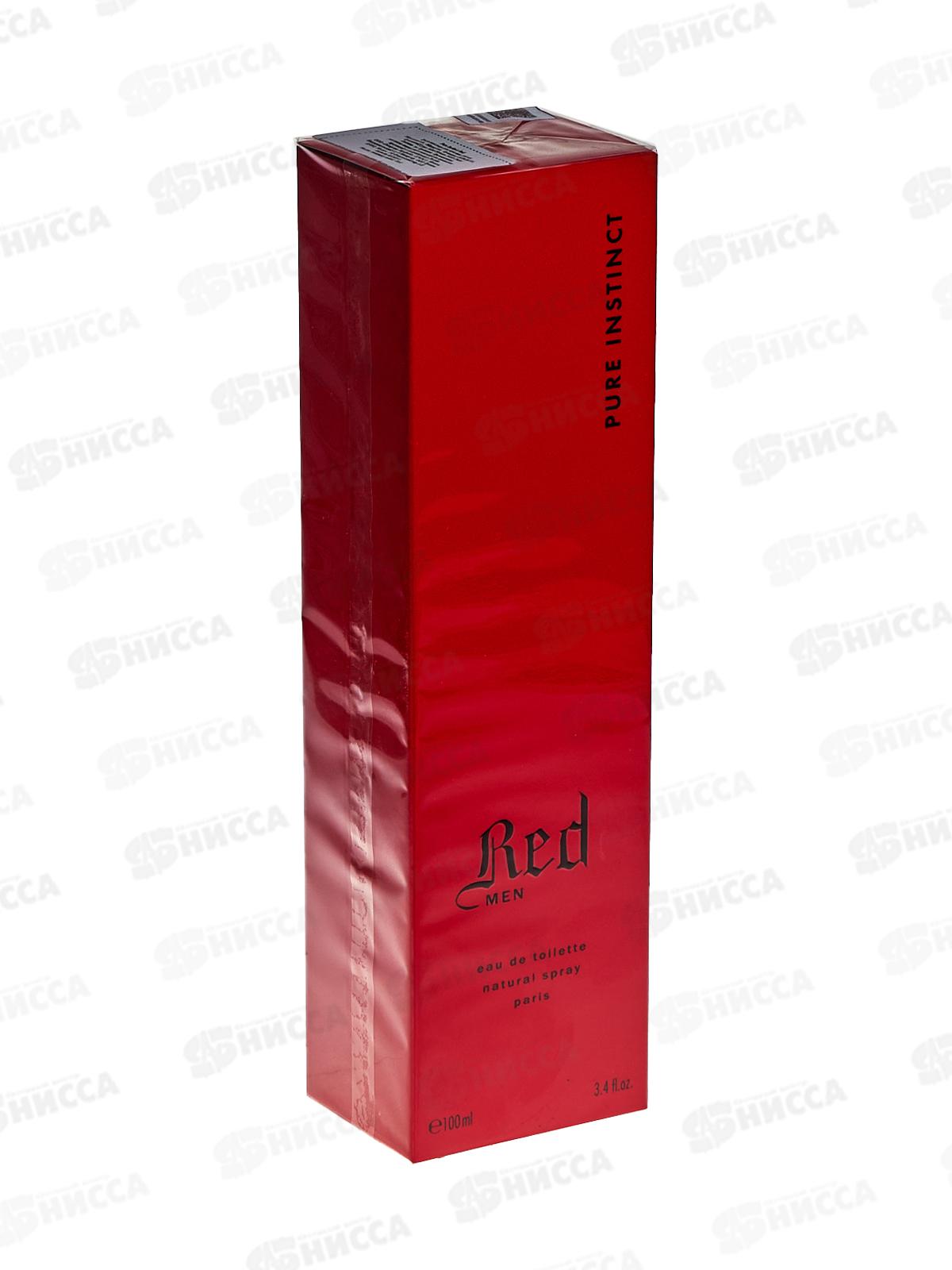 Пур Инстинкт Red, туалетная вода 100мл мужской М