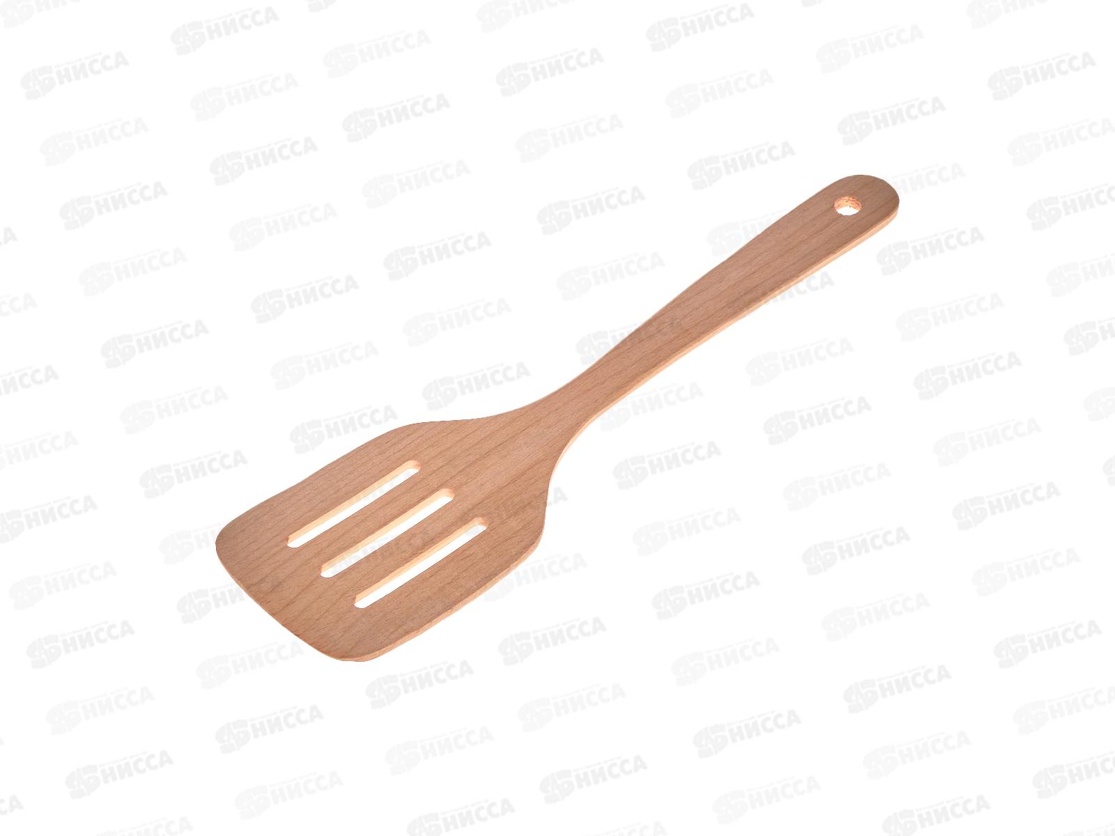 Ложка деревянная с прорезями 30см Ladina 10017-9