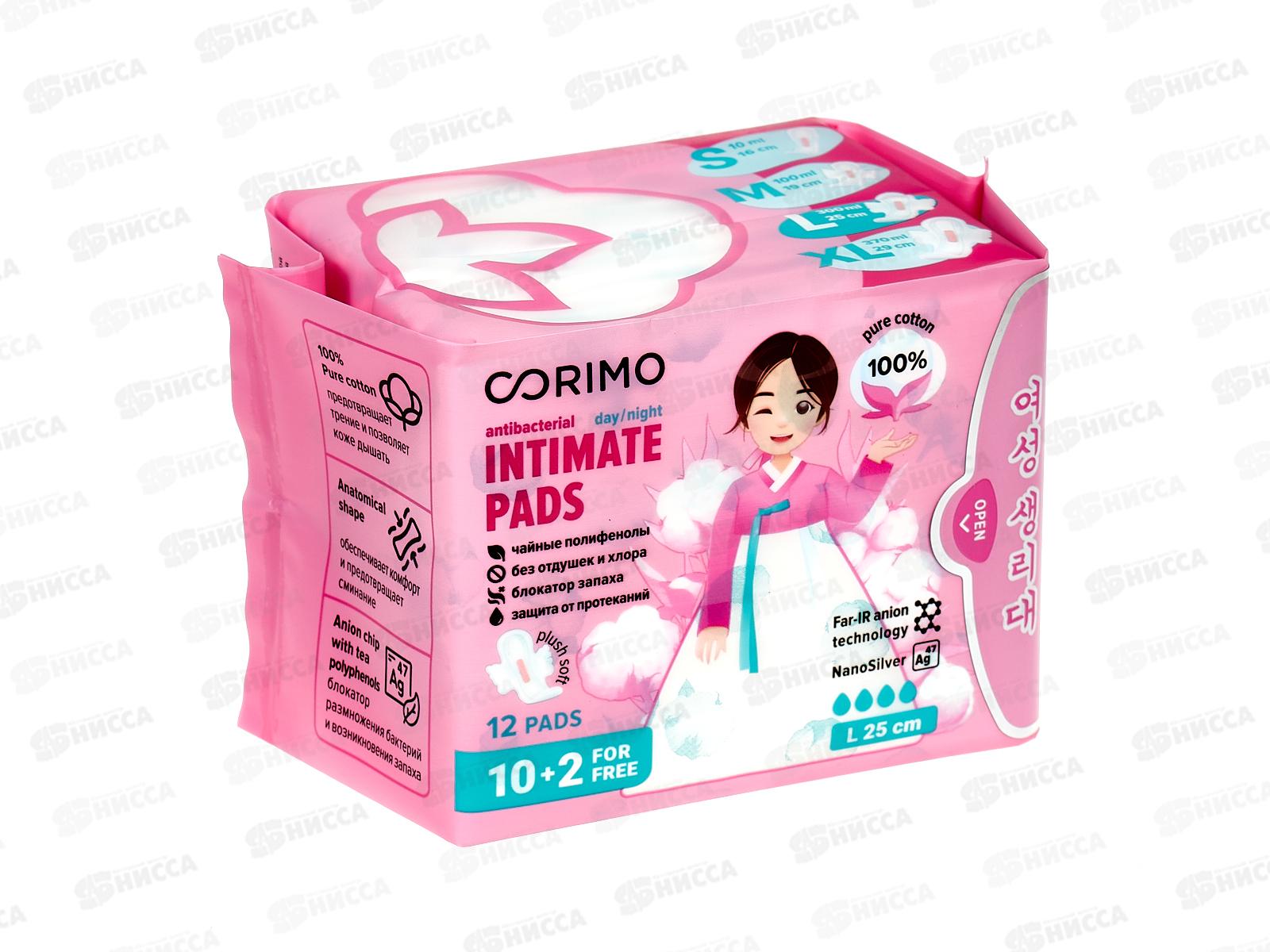 Corimo Прокладки гигиенические L 12шт *60