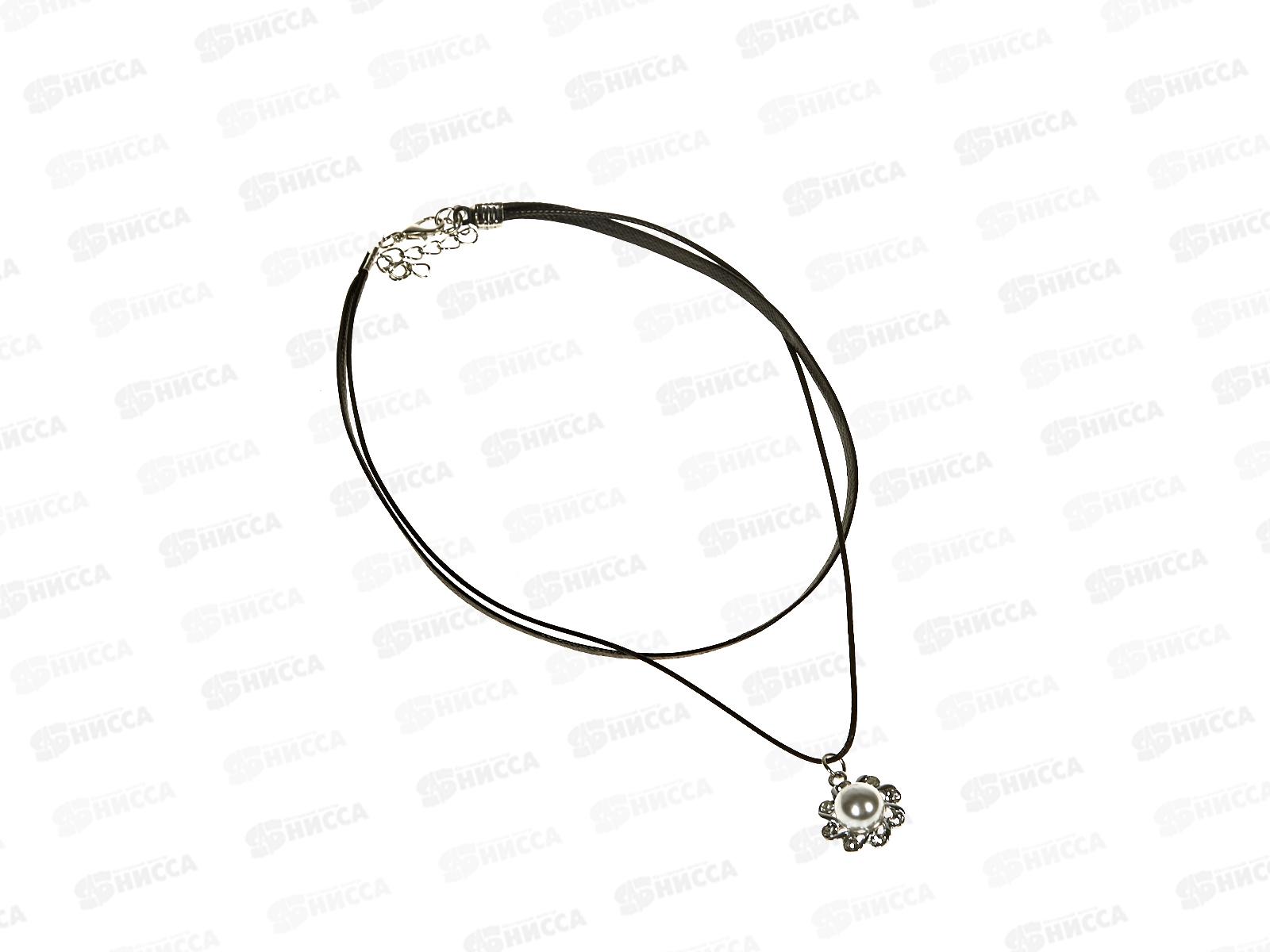 Чокер на шнурке с кулоном №1638