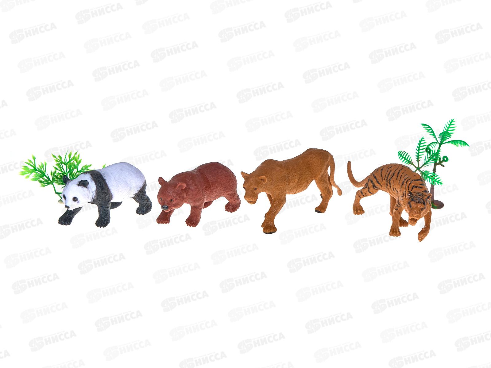 Набор животных №303-251, 4 шт пакет 23*19*5