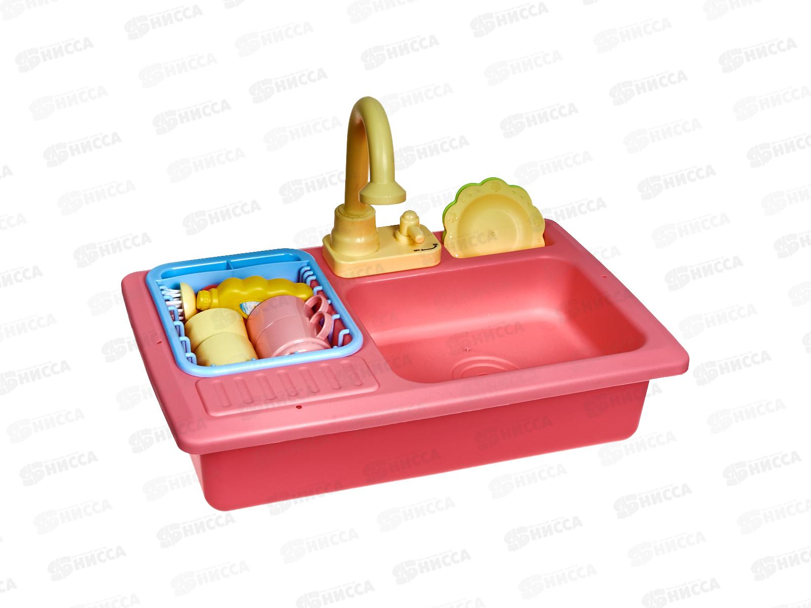 Раковина №AZ121-1 с аксессуарами и водой, 16пред. коробка 42*10,5*27,5