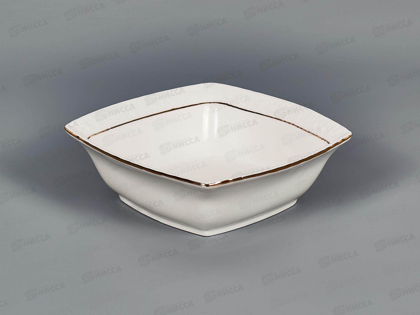 Салатник CS011613-A 13см 340мл Снежная королева квадрат 749786 *48