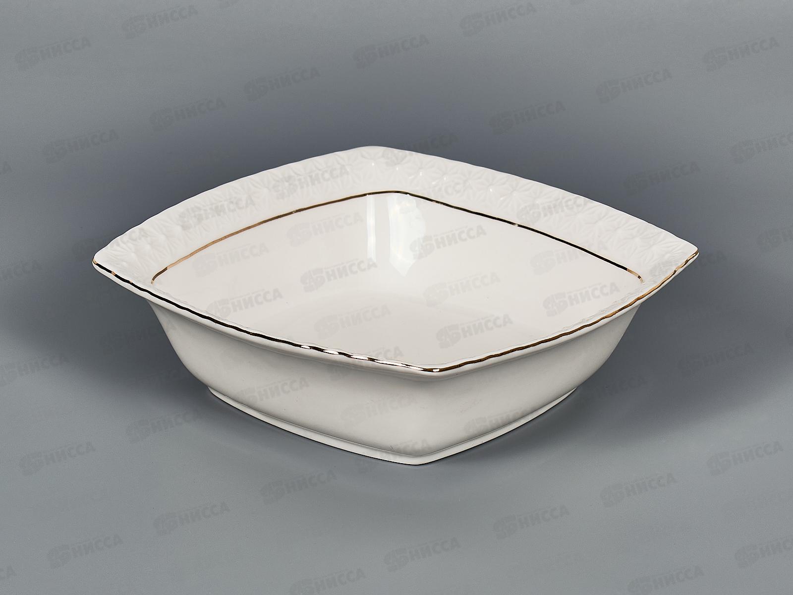 Салатник CS011615-A 15см 570мл Снежная королева квадрат 749164 *24