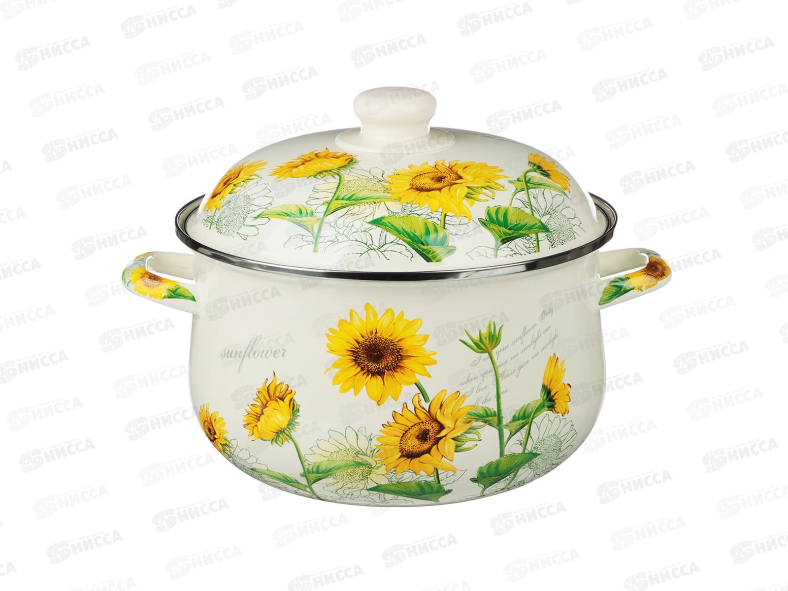 Кастрюля  5л Подсолнухи Vetta индукция 894-523 г