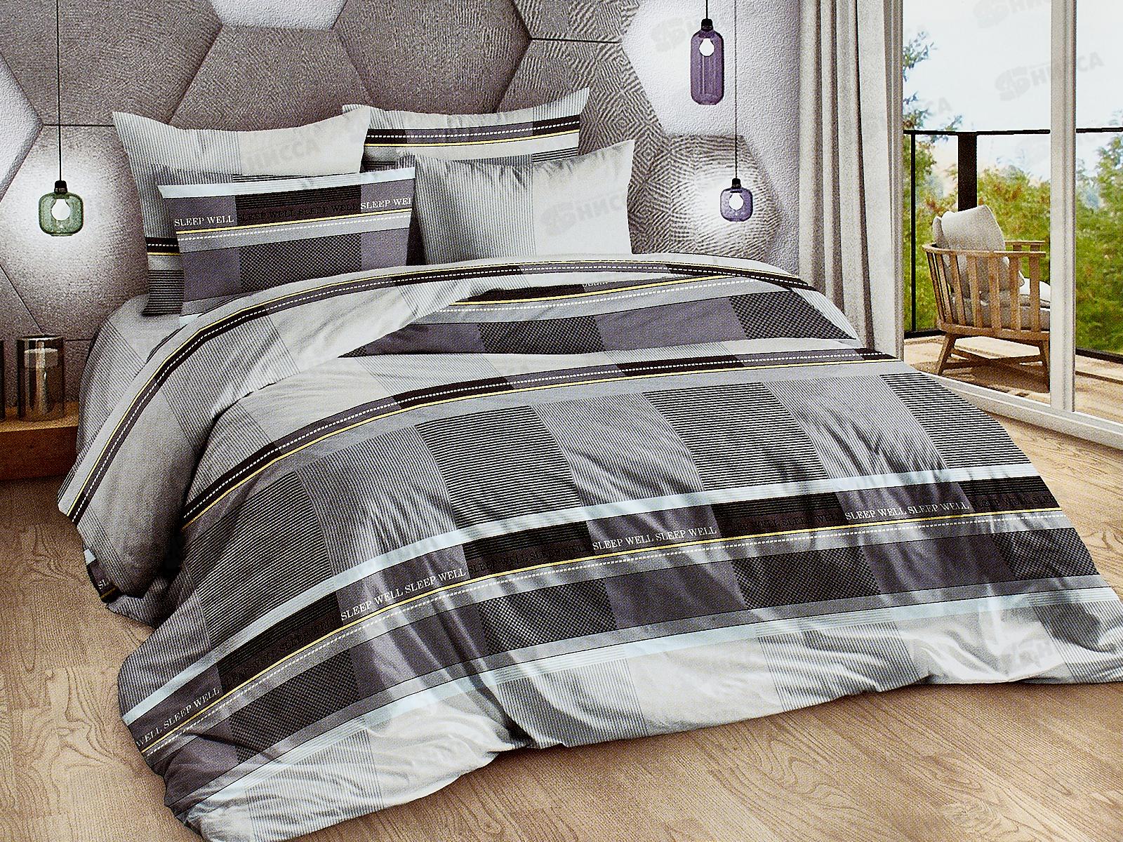 Комплект постельного белья Сем бязь наб,пл125 Блюз