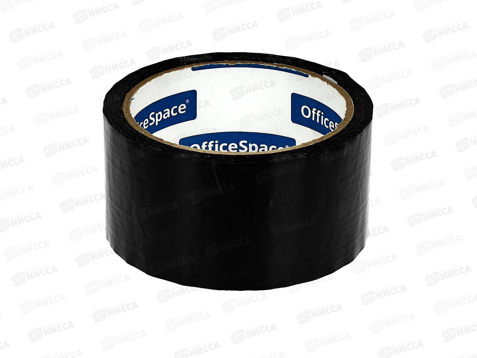 Скотч 48*40м OfficeSpace черный, 45мкм,18878 *6/36