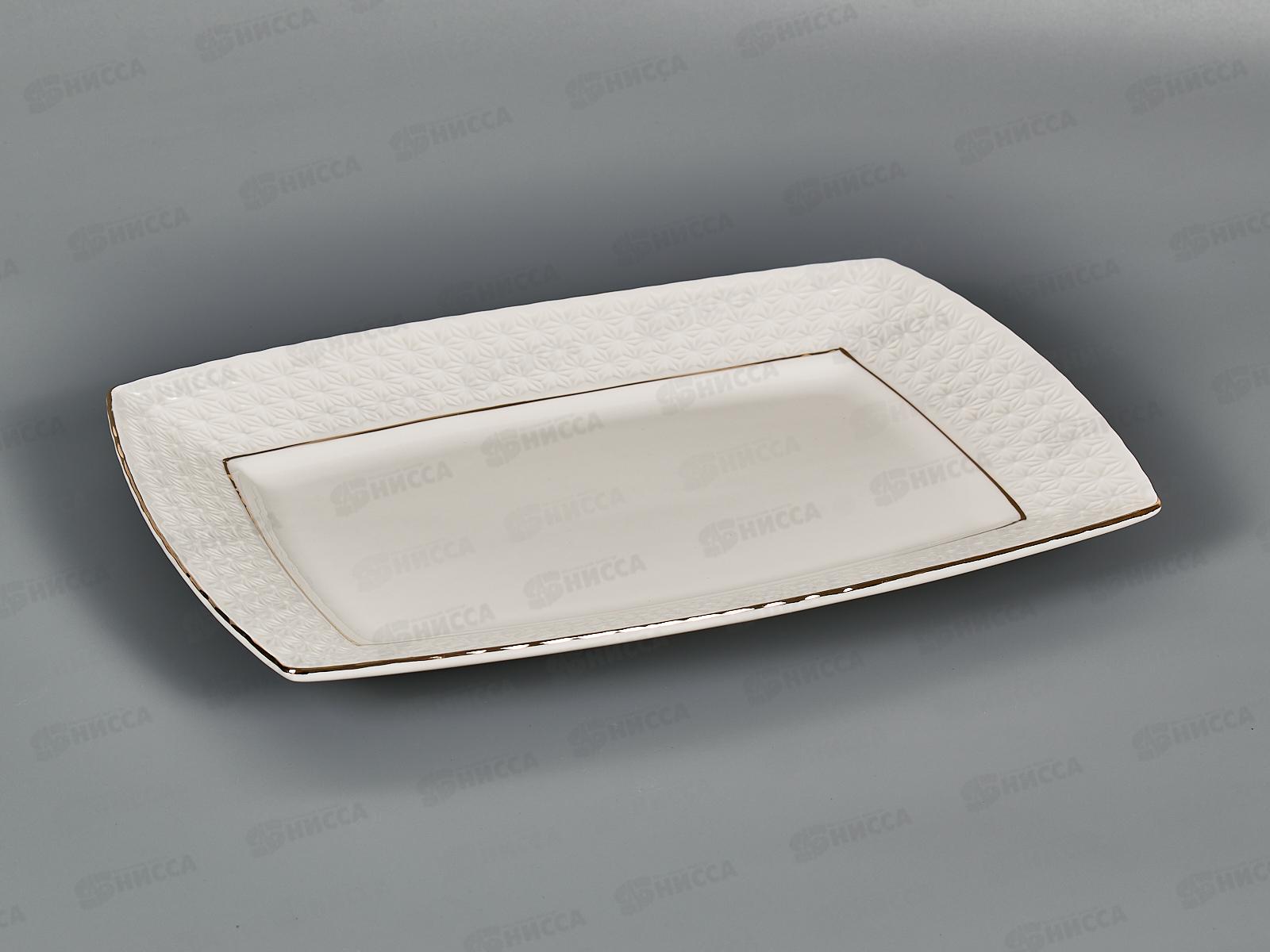 Блюдо прямоугольное CS222728-A 28см Снежная королева 749286 *24